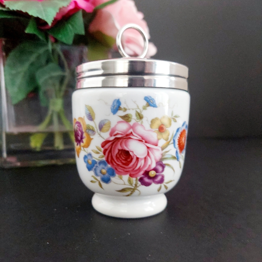 Royal Worcester Bournemouth Egg Coddler Porcelain Boiled Cooker Cup